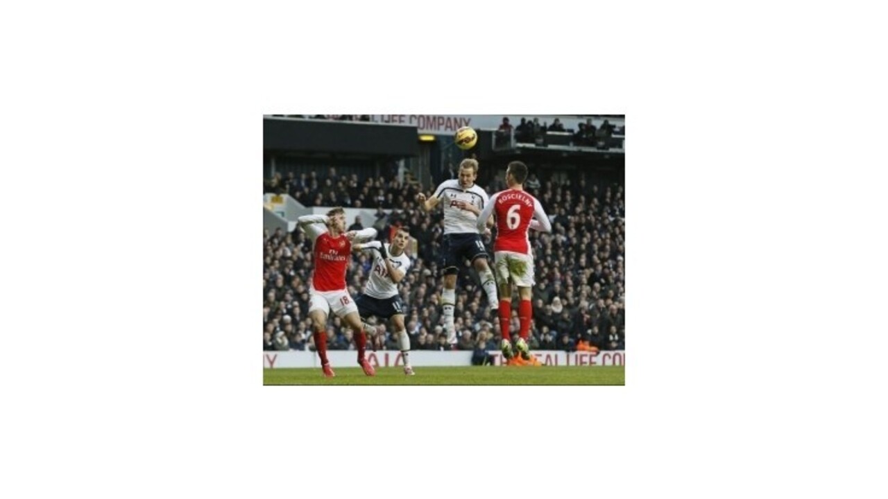 Tottenham otočil londýnske derby s Arsenalom vďaka dvom gólom Kanea