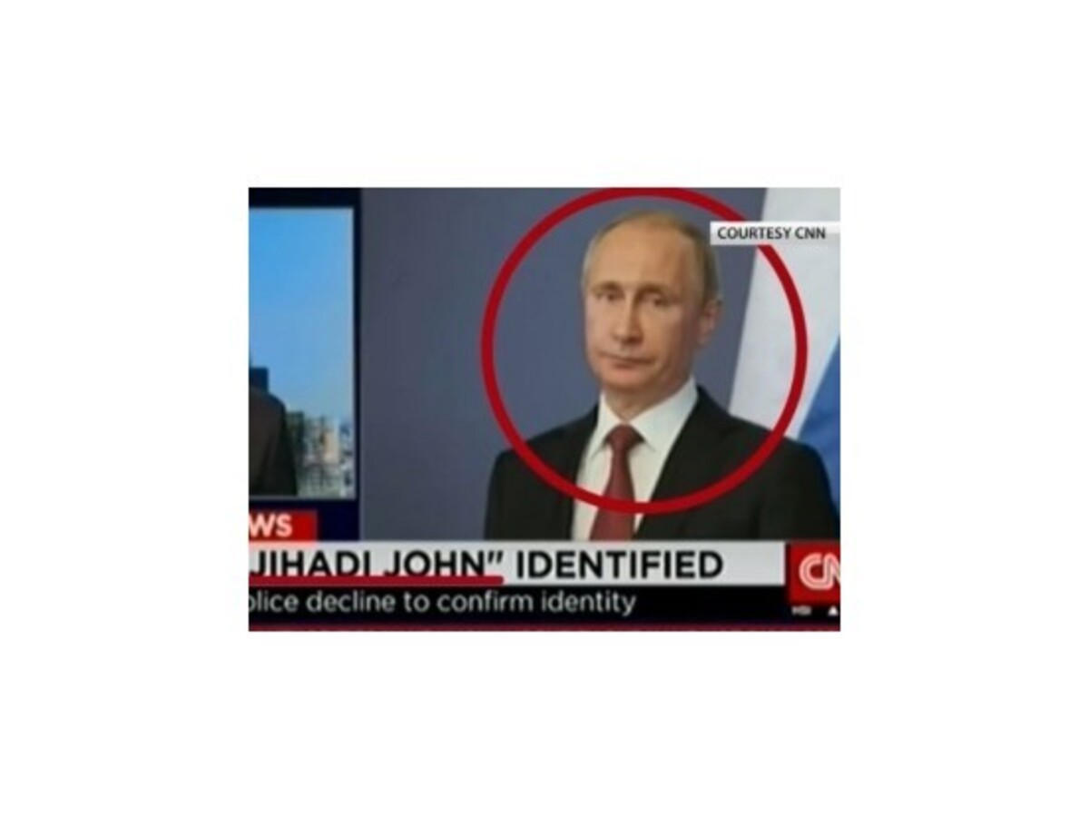 Prešľap CNN: Televízia ukázala namiesto džihádistu ruského prezidenta Putina
