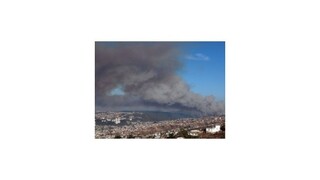 Čilské pobrežie zasiahol masívny lesný požiar