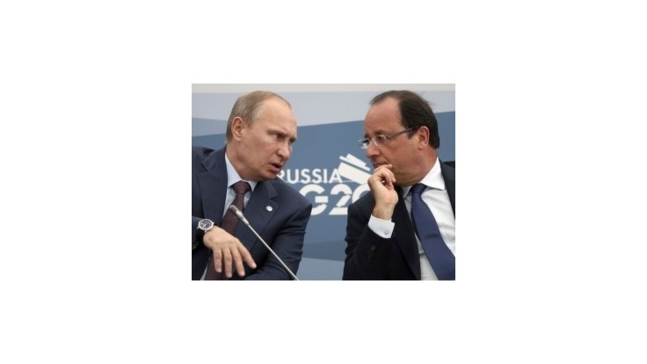 Hollande prerokuje s Putinom dodávku lodí Mistral