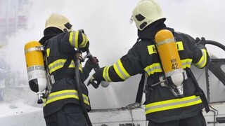HaZZ Hasiči požiarnik požiarnici cvičenie 800px ilu (SITA/Tomáš Somr)