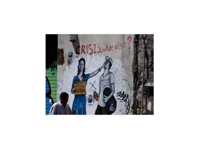 Fotogaléria: Pozrite si grafiti, ktoré zaplavili krachujúce Grécko