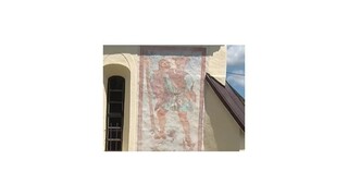 V Nižnom Slavkove zreštaurovali fresku, získala prestížne ocenenie