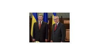 Porošenko sa stretol s Junckerom, prerokovali situáciu na Ukrajine