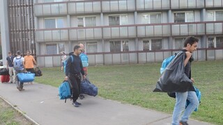 Utečenec po príchode do Gabčíkova: Dúfam, že tu nebudeme dlho