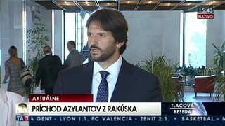 TB R. Kaliňáka o migrantoch v Gabčíkove