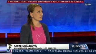 HOSTIA V ŠTÚDIU: K. Habšudová a V. Bella o Pochode proti rakovine prsníka
