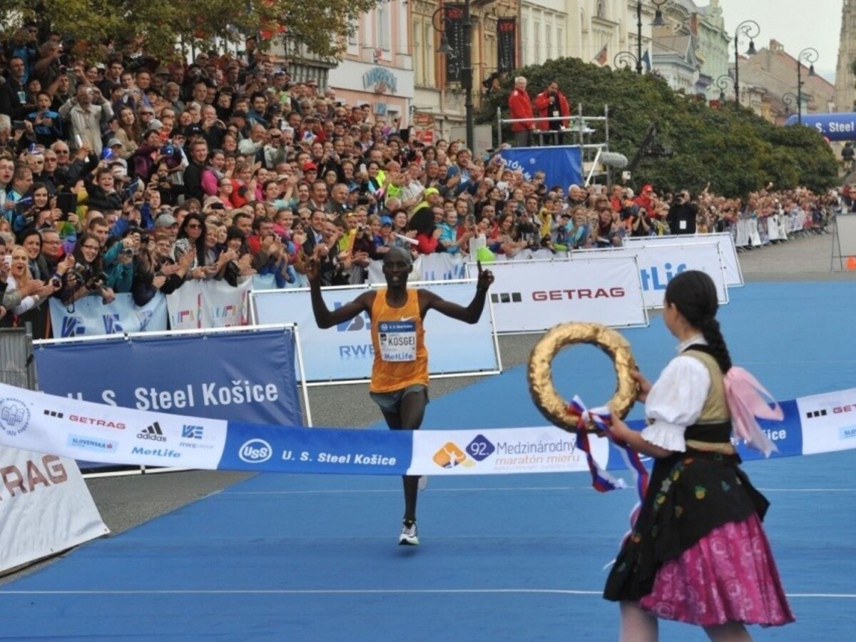 Favorizovaný Keňan Kosgei sa stal víťazom MMM v Košiciach