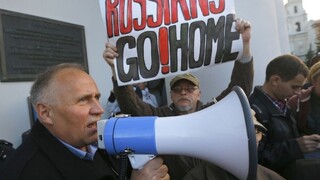 Na protest proti ruskej základni vyšla do ulíc Minska tisícka demonštrantov