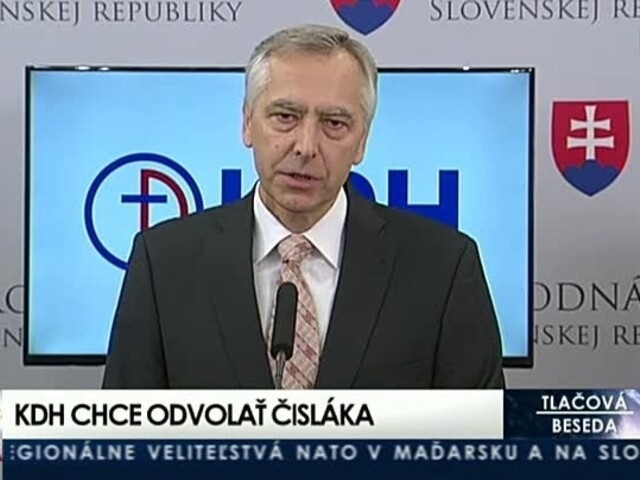 TB predstaviteľov KDH o výzve na odvolanie ministra zdravotníctva