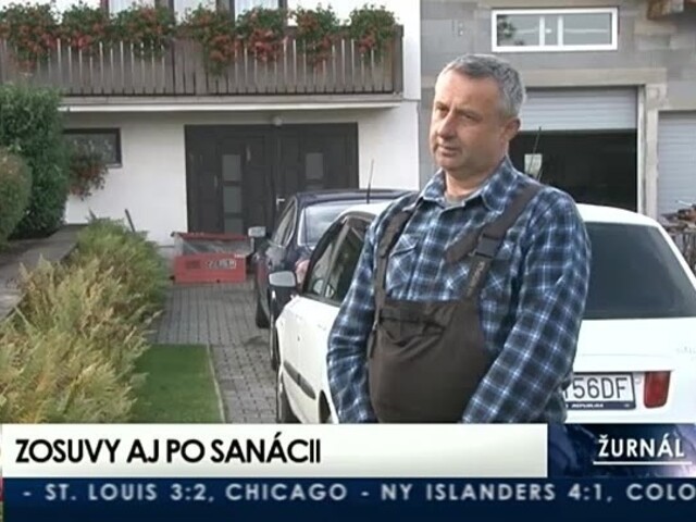 Zosuvy pôdy nad Prievidzou pokračujú aj po sanácii
