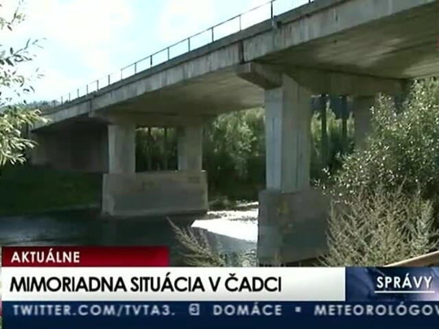 Na Kysuciach pre havarijný stav mosta vyhlásili mimoriadnu situáciu