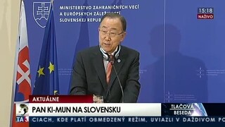 TB Pan Ki-muna a M. Lajčáka o návšteve generálneho tajomníka OSN na Slovensku