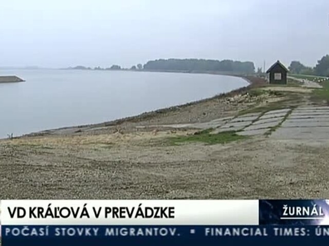Vodnú nádrž Kráľová zrekonštruovali, pomôže pred veľkou vodou
