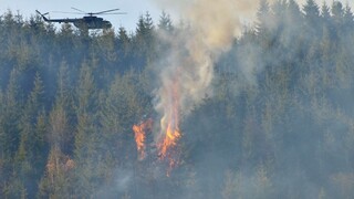 Požiar pri Ihľanoch majú už hasiči pod kontrolou