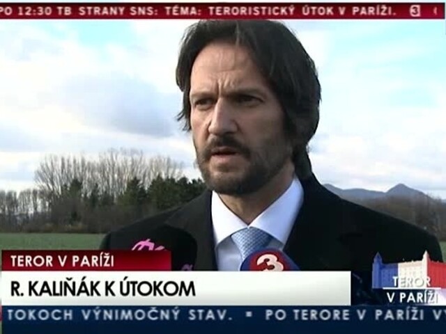 TB R. Kaliňáka o bezpečnostnej situácii na Slovensku po útokoch v Paríži