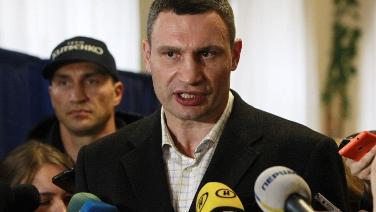 Kličko voľby Kyjev Ukrajina 1140px (SITA/AP)