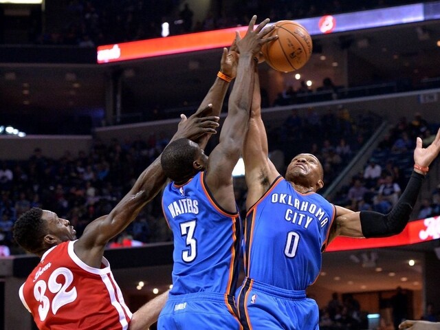 Westbrook hviezdil, no Oklahoma bez Duranta padla