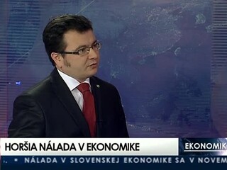 HOSŤ V ŠTÚDIU: V. Vaňo o horšej nálade v ekonomike v mesiaci november