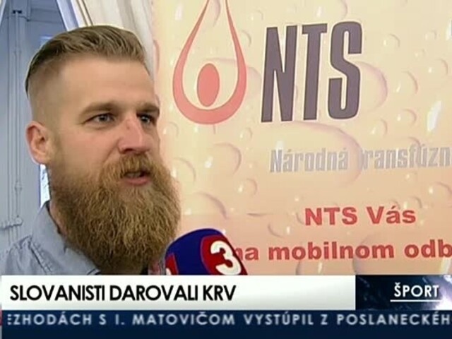 Futbalisti Slovana darovali krv pacientom detskej onkológie