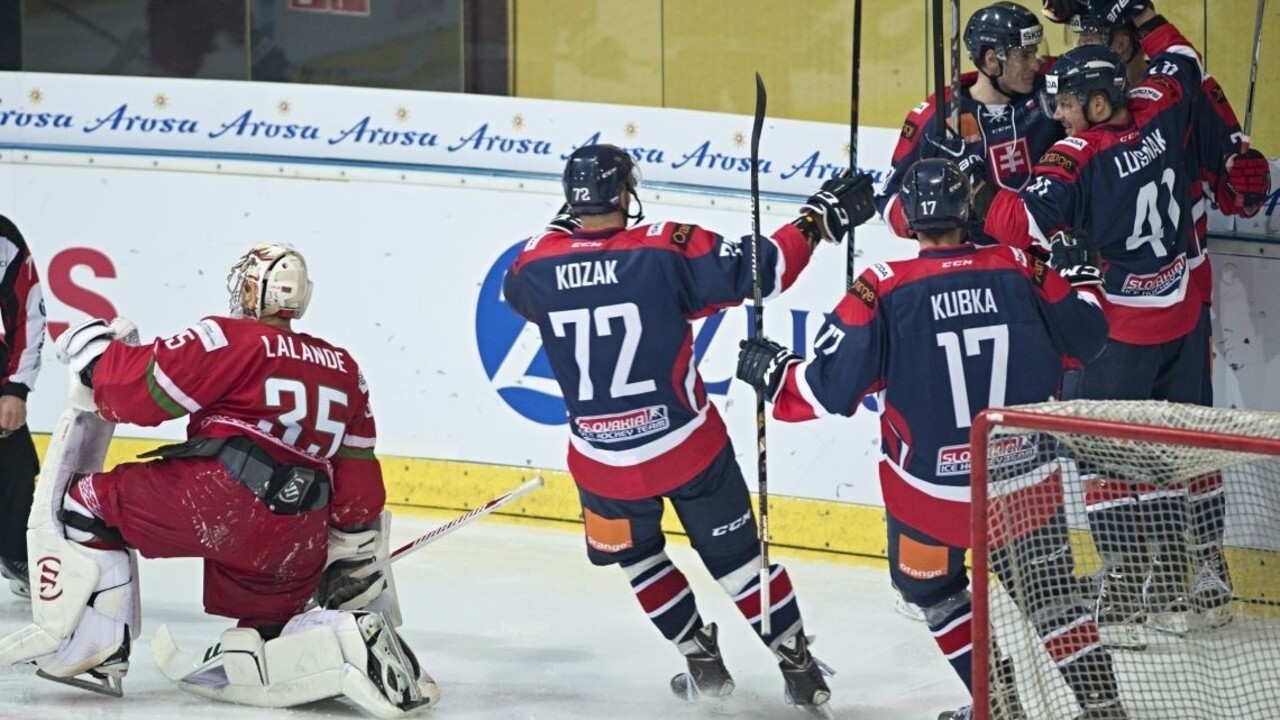 Slováci si na Arose poradili s Bielorusmi a postúpili do finále