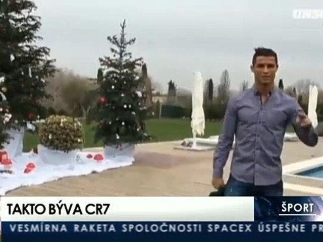 Ronaldo ukázal fanúšikom svoje luxusné sídlo