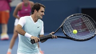 Federer sa v Brisbane bavil, spoločnosť mu robili nindža korytnačky