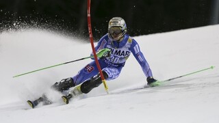 Adam Žampa vypadol v 1. kole slalomu, víťazom Hirscher