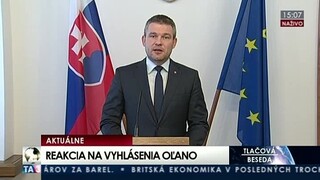 TB P. Pellegriniho o vyhlásení I.Matoviča k štrajku učiteľov