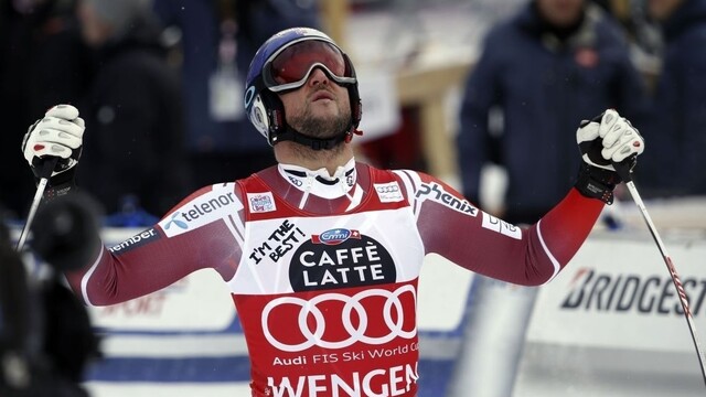 Svindal prvýkrát v kariére vyhral zjazd vo Wengene, je na čele SP