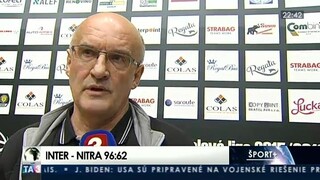 Basketbalisti Interu zdolali Nitru v 29. kole Eurovia SBL