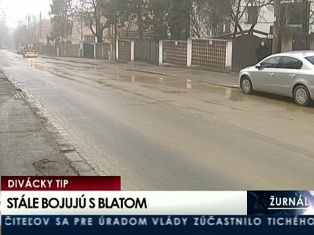 Bratislavská stavba znečisťuje okolie blatom, susedia hľadajú pomoc