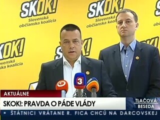 TB J. Miškova a D. Krajcera o páde vlády premiérky Radičovej