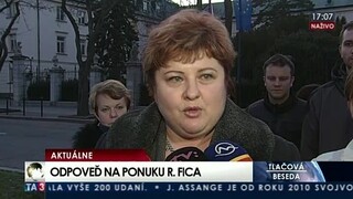 TB M. Kaveckej a I. Lazorovej o ponuke R. Fica zdravotným sestrám