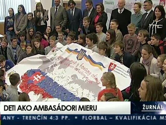 Ukrajinské deti vyzývajú na svetový mier, apelujú na politkov