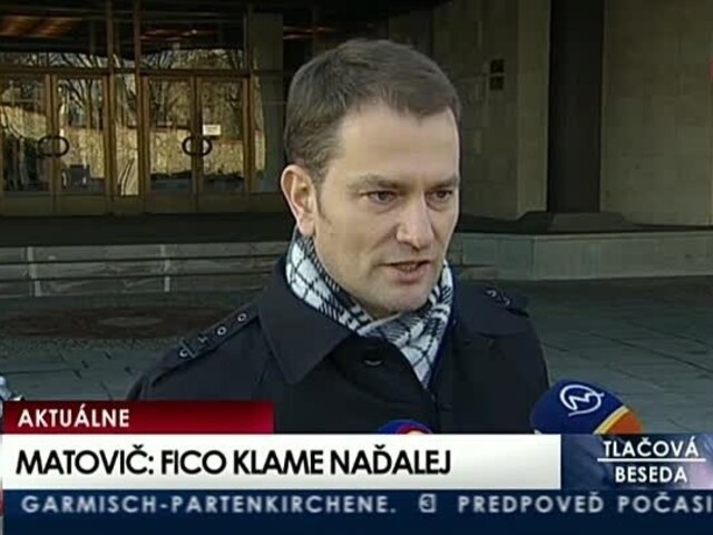 TB I. Matoviča o ďalšom obvinení R. Fica