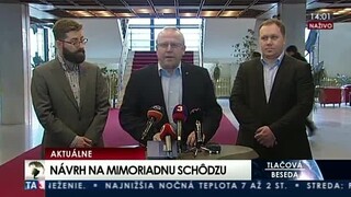 TB opozičných poslancov o návrhu na mimoriadnu schôdzu parlamentu