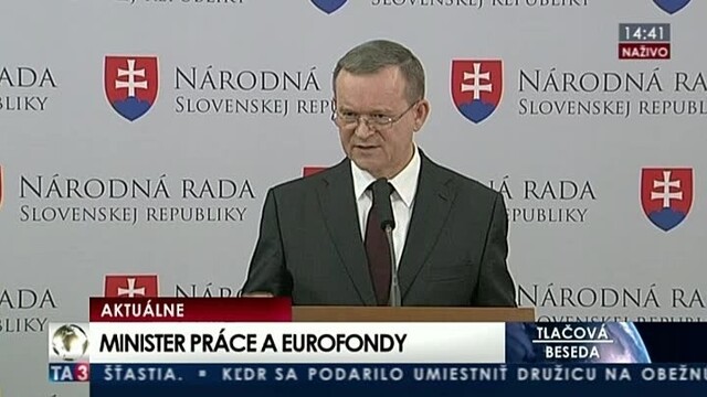 TB J. Brocku o eurofondoch a ministrovi práce