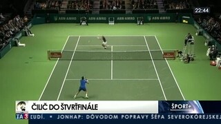 Čiliča v Rotterdame poriadne preveril Muller