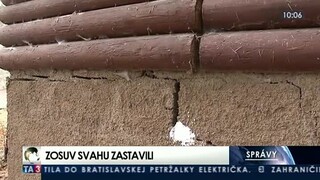 Na strednom Slovensku ukončili sanáciu svahu, situáciu monitorujú