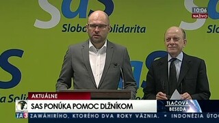 TB strany SaS o právnej pomoci dlžníkom nebankových spoločností