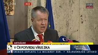 TB o potvrdení vírusu zika v Česku