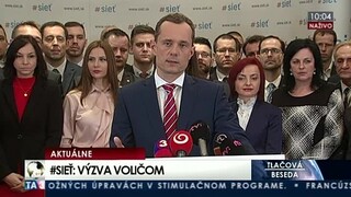 TB R. Procházku o výzve voličom