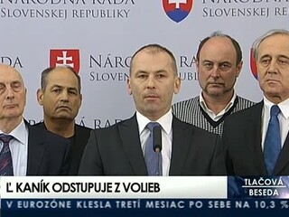 TB Ľ. Kaníka o odstúpení z predvolebného boja a o podpore SaS vo voľbách