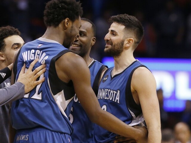 Timberwolves zdolali Oklahomu, Rubio uzavrel zápas sekundu pred koncom