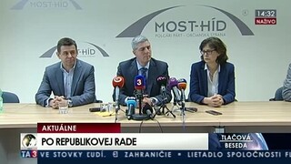 TB strany Most-Híd po zasadnutí Republikovej rady