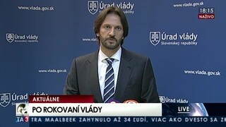 TB R. Kaliňáka o výsledkoch rokovania vlády