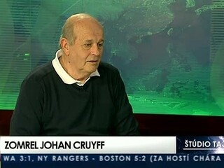 HOSŤ V ŠTÚDIU: A. Vencel o smrti Johana Cruyffa