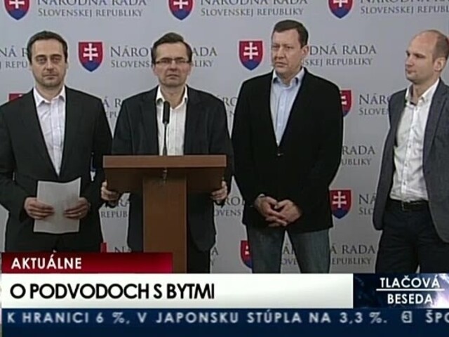 TB strán SAS a OĽaNO-NOVA o podvodoch s bytmi
