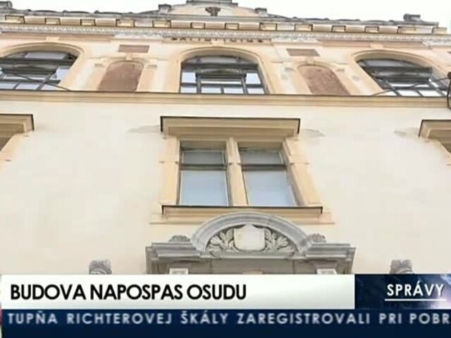 V Levoči chátra vzácna budova, jej budúci osud je nejasný